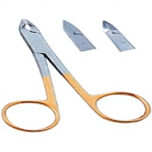 ASAP Professional Handmade Cuticle Trimmer Eco-friendly Stainless Steel Nipper <b>Top</b> Ranking Half Gold Scissors Wide Jaw Opening - Product Image 2