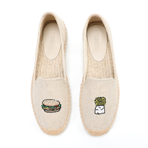 Espadrilles artisanales pour femmes - Chaussures plates en <span class=keywords><strong>corde</strong></span> de chanvre pour femmes, chaussures de pêcheur, chaussures décontractées pour la vie quotidienne, chaussures de marche, vente en gros - Product Image 2