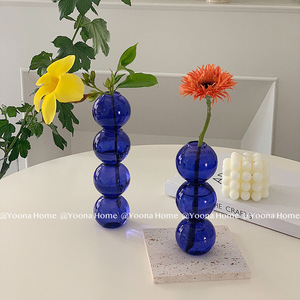 Vase à bulles en verre moderne 30cm-100cm, design boule transparente pour décoration de maison et de mariage - Product Image 2