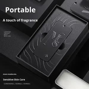 Baume de parfum solide moderne pour homme He Fengyu 15g – Échantillon – Parfum floral de patchouli longue durée – Cadeau portable - Product Image 4