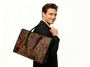 Sac de courses réutilisable en non-tissé écologique de haute qualité, personnalisé, durable, avec fonctionnalités de sacs laminés - Product Image 6