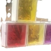 Brique de verre creuse carrée ultra-transparente effet cristal pour cloison de salle de bain, brique industrielle creuse colorée tendance