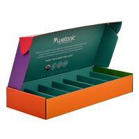 Carton en papier personnalisé Six vin rouge bière Pack Box Premium 3 6 bouteilles d'emballages d'expédition avec insert
