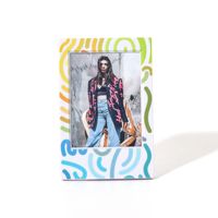 Nouveau mini cadre photo creux de 3 pouces au design tourbillon tridimensionnel pour salon, chambre à coucher, table – Cadre vide