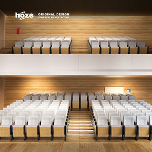 Chaises de salle d'audience modernes personnalisées HOZE HS-1209A, en alliage d'aluminium et tissu, ergonomiques, pour salles de conférence, salles de cours - Product Image 3