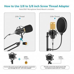 Factory Oem Shock Frame Supercardioid Video Microphone Vibration Mount - Product Image 5