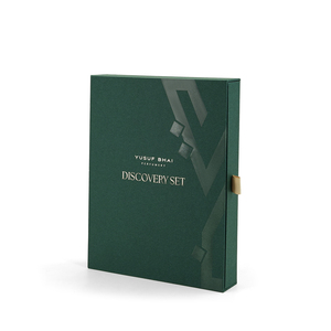 Boîte <span class=keywords><strong>de</strong></span> présentation <span class=keywords><strong>de</strong></span> parfums <span class=keywords><strong>de</strong></span> luxe à tiroir coulissant, boîte cadeau en papier vert foncé avec <span class=keywords><strong>insert</strong></span> EVA personnalisé pour ensemble <span class=keywords><strong>de</strong></span> flacons <span class=keywords><strong>de</strong></span> découverte <span class=keywords><strong>de</strong></span> parfums - Product Image 5