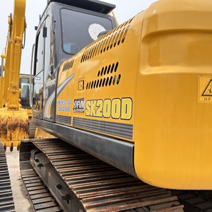 Excavadora usada Kobelco SK200D, precio bajo, peso operativo de 20 toneladas con componentes centrales como bomba de engranajes de caja de cambios de motor - Product Image 3