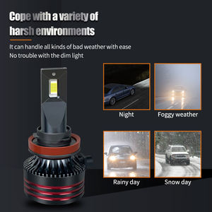 Bombilla LED para Faros Delanteros EVITEK H7, M8Pro 140W, 16000LM, 6000k, 9005 9006, Bombilla LED para Automóvil, Luz LED para Automóvil de 12V - Product Image 3