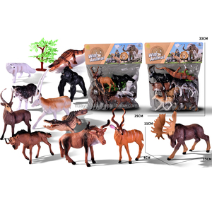 Jouet animal de simulation Ensemble de figurines d'animaux de ferme Zoo pour enfant Petit modèle Vente en gros Mini ensemble de jouets pour animaux sauvages - Product Image 6