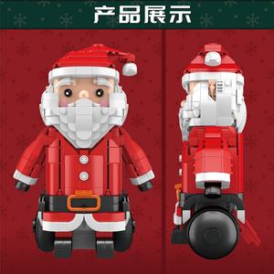 Jouet de construction électrique intelligent à programmation, Père Noël équilibré, pour cadeau éducatif pour enfants, vente en gros OEM - Product Image 4