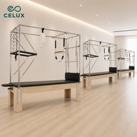 Appareil combiné Cadillac Reformer en bois de chêne certifié CE, équipement professionnel de studio, lit de Pilates Cadillac, direct usine
