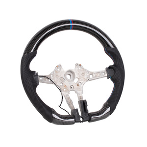 Volante de fibra de carbono <span class=keywords><strong>BMW</strong></span> personalizado, parte superior redonda, parte inferior plana, para volante F30 - Product Image 3