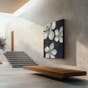 Cuadro Abstracto Vertical Grande Moderno Contemporáneo en Lienzo, Pintura Decorativa 3D para Pared, Regalo para la Inauguración de una Casa - Product Image 5