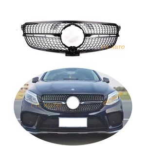 Grille de pare-chocs avant ABS <span class=keywords><strong>calandre</strong></span> en <span class=keywords><strong>diamant</strong></span> de style <span class=keywords><strong>AMG</strong></span> pour Mercedes Benz GLE CLASS X292 Coupé C292 W292 2016 2017 2018 2019 - Product Image 2
