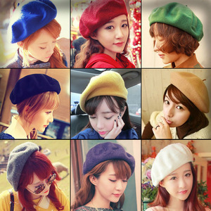 Gorro de pintor de estilo francés de Color sólido, Boina cálida de Invierno para mujer, sombrero para uso diario, accesorio de disfraz - Product Image 6