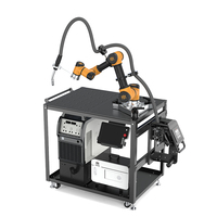Nouveau robot de soudage collaboratif intelligent industriel automatique à 6 axes, bras de cobot portable, charge utile de 5 kg, acier inoxydable 0,02 mm