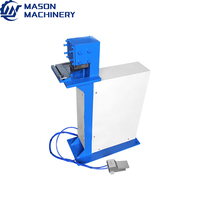 Machine à découper les rainures des conduits HVAC MASON, 380V, angle de coupe 90°, épaisseur 1,2 mm pour tôles métalliques