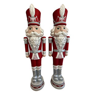 <span class=keywords><strong>Casse</strong></span>-<span class=keywords><strong>noisette</strong></span> roi en fibre <span class=keywords><strong>de</strong></span> verre grandeur nature, peinture directe d'usine, pour décorations <span class=keywords><strong>de</strong></span> Noël intérieures et extérieures - Product Image 2