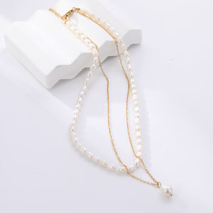 Collar con Colgante de Acero Inoxidable Chapado en Oro Personalizado para Mujer, Joyería Moderna para Fiestas - Product Image 3