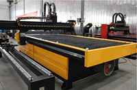 Machine de découpe plasma CNC électrique haute précision Camel CNC 1530 pour tôles et tubes, avec moteur pas à pas et pompe