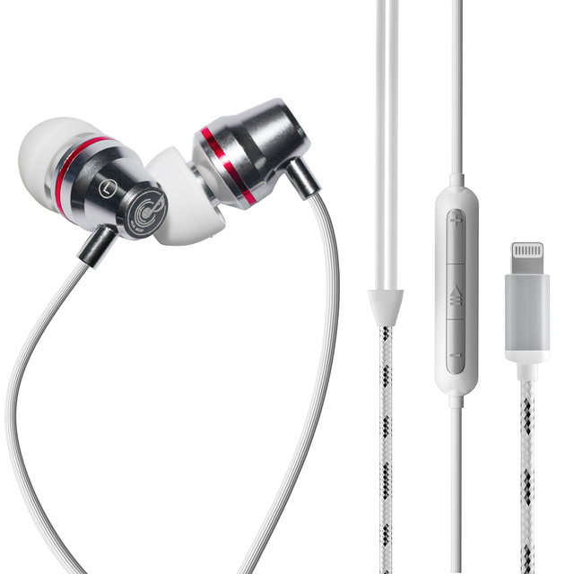 Wired Fabric Digital Bass Type-c USB C Adapter Earphones Headphones Earbuds with Microphone and Remote in Ear