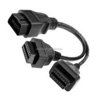 Cable OBD Personalizado de 16 Pines Macho a Hembra con Contacto de Cobre y Carcasa de ABS para VGA