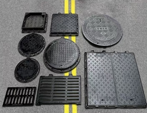 Couvercle de manhole <span class=keywords><strong>en</strong></span> <span class=keywords><strong>fonte</strong></span> <span class=keywords><strong>ductile</strong></span> EN124 <span class=keywords><strong>D400</strong></span>, carré, poli/peint par poudrage, avec joint <span class=keywords><strong>en</strong></span> caoutchouc créatif, personnalisable - Product Image 5