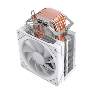 Ventilador de CPU QiuzAim X99 Tower 4/6 Tubos de Cobre, 12.ª Generación, 5v3 Pines ARGB, Disipador de Calor de 120 mm con Cubierta, PWM Silencioso, AM4/1150/<span class=keywords><strong>i5</strong></span>/2011 - Product Image 4
