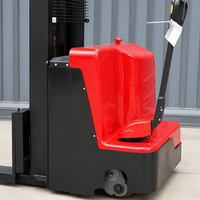 Chariot élévateur à palettes électrique sur trois points, alimenté par batterie, pour le chargement en entrepôt, taille personnalisée, ensemble et kit