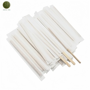 Palitos Agitadores de Café de Bambú Ecológicos Desechables Envueltos Individualmente, Forma Cuadrada Clásica, Portátiles para Café, Té y Bebidas en la Cocina - Product Image 6