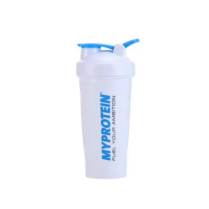 Heißer Verkauf 600ml Plastik Protein Shaker Flasche mit Lagerung Eingebaute Misch kugel BPA-freie Wasser flasche für Sport und Fitness