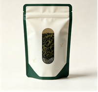 Sachet d'emballage de thé personnalisé avec logo imprimé, refermable, écologique, étanche, en matériaux BOPP/VMPET/PE de qualité alimentaire