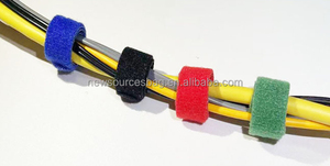 Велроусачные Кабельные ремни нейлоновые ремни завязываются спина к спине Инжекционный крюк и петля рулон ленты для кабеля, садовый Органайзер - Product Image 3