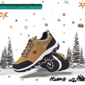 Chaussures décontractées tendance pour hommes, imperméables, antidérapantes, légères, pour la randonnée en plein air au printemps, en été et en hiver, avec doublure en mesh et semelle en caoutchouc - Product Image 3