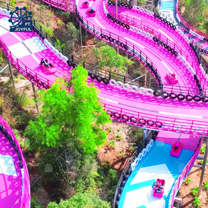 รถไฟเหาะภูเขาแบบไม่มีไฟฟ้าสำหรับปีนเขารถไฟเดี่ยวแบบปรับแต่งได้ - Product Image 4