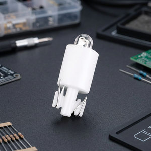 Ampoules LED en plastique blanc éclairées pour boutons de retour de pièces de monnaie de machine de jeu d'arcade, lot de 10 - Product Image 3