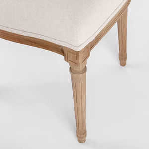 Sillas de ratán francés de madera maciza para comedor, mobiliario de respaldo para Hotel, evento, banquete, gran oferta - Product Image 5