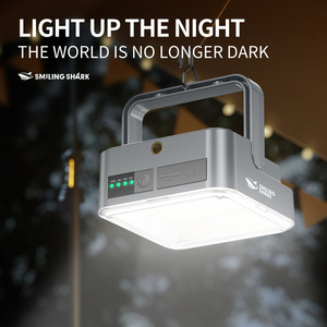 โคมไฟตั้งโต๊ะแคมป์ปิ้งแบบชาร์จไฟได้ USB รุ่น Smiling Shark Super Bright LED - Product Image 2