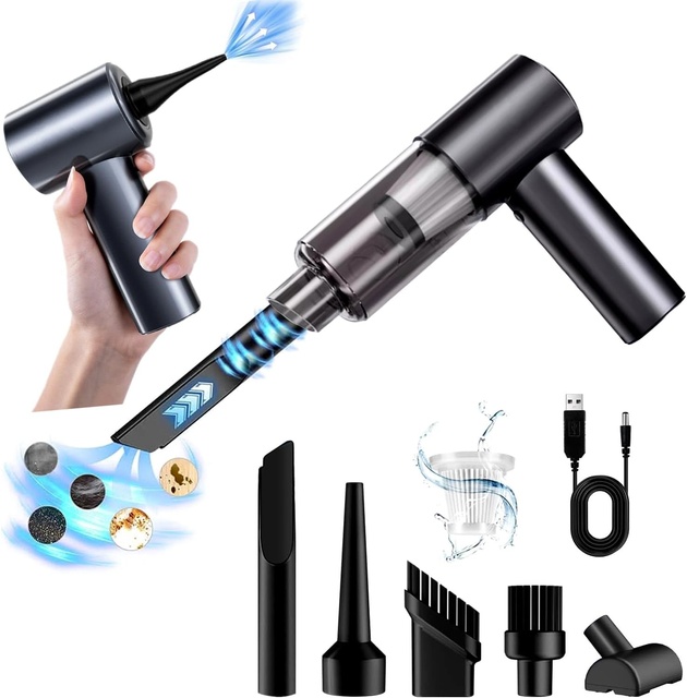 High Power Strong Suction 12000pa Brushless Motor Mini Handheld Wireless Vacuum Cleaner Wet and Dry Portable 4000mAh Battery