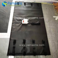 Chauffe-tambour noir de 55 gallons avec contrôle numérique de la température réglable