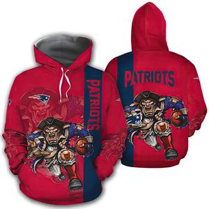 Sudadera Deportiva Térmica para Hombre, Estilo Fútbol Americano, Venta al Por Mayor 2025, Poliéster, Impresión 3D, para Exteriores - Product Image 3