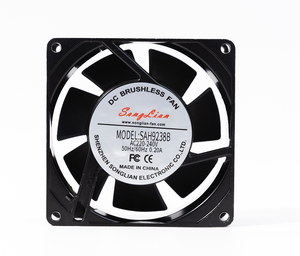 工业交流轴流冷却风扇 8025 8038 9225 9238 12025 12038 110V 220V 两滚珠轴承防水风扇，支持 OEM/ODM - Product Image 4