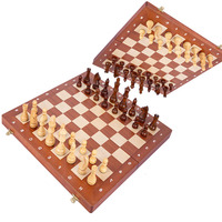 Individuelles Schachset hölzernes Druck-Schachbrett Spiel-Set mit Schachsteinen