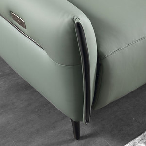 Juego de sofá Seccional de alta calidad para el hogar, sofá reclinable de cuero con carga inalámbrica eléctrica de lujo - Product Image 4