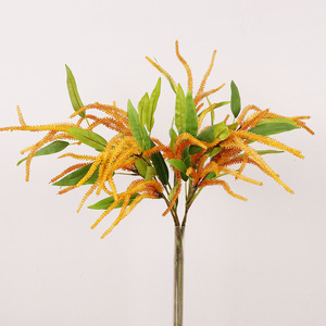 Flores Artificiales de Salvia de 3 Ramas, de Plástico y Seda, de Alta Simulación, para Decoración de Bodas y Hogar - Product Image 2