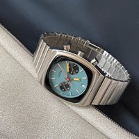 Herren Square Uhren Vintage Analog Automatic Dress Armbanduhr Classic Minimalist Casual Mechanical Watch