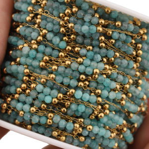 Crystal Beaded Chain <b>Bracelet</b> Stainless Steel Colorful Loose Beads Women's Jewelry Everyday Wear - Product Image 5