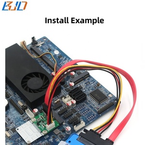 Kartu konverter adaptor konektor SATA ke SATA 3.0 7Pin, kartu konverter adaptor konektor dengan kabel daya SATA 15PIN untuk Drive Hard Disk 2.5" - Product Image 6