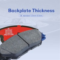Plaquettes de frein semi-métalliques céramiques carbone à faible teneur en métal, matières premières de qualité supérieure pour Mazda 3, Audi, VW, Ford, Toyota Celica - Fournisseur en gros